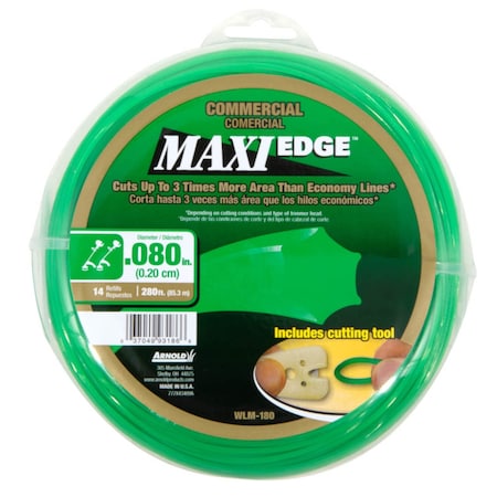 Arnold Arnold Maxi Edge Commercial Grade .080 in. D X 280 ft. L Trimmer Line WLM-180